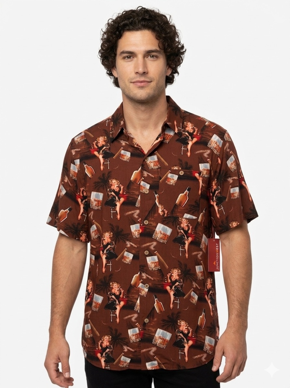 Junction West Rockabilly Shirt. Men’s size L NWT’S